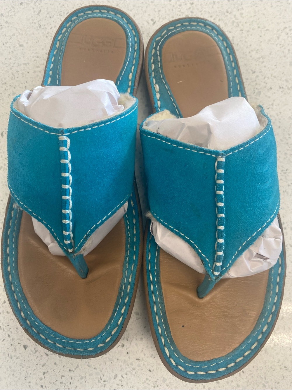 Ugg Australia Layback Suede Thong Sandals